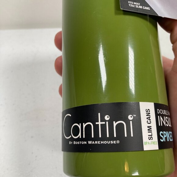 Cantini - Can Cooler for Spiked Seltzer - 12oz Holder - Green Black - NWT - Picture 7 of 13